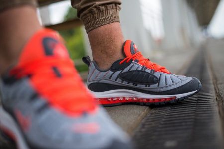 Мъжки Маратонки NIKE Air Max 98 Total Crimson 517094 640744-006 изображение 9